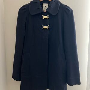 Anthropologie Elevenses navy Women's Coat